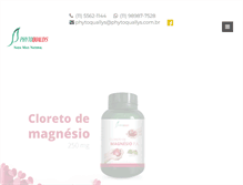 Tablet Screenshot of phytoquallys.com.br